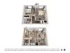 Combined view of 2x1 Townhome